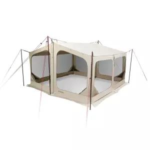 노스피크 루나 타프스크린 그늘막 대형 단체 캠핑 M 소이밀크