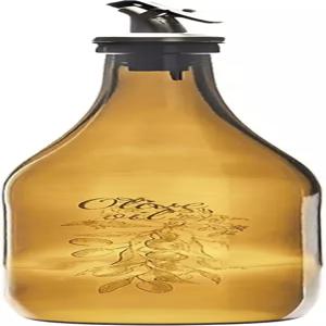 유리 올리브 오일 디스펜서 세트 식초 주방용 병 석류 시럽 병750ml/25온스 1피스 클래식
