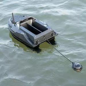 레저 낚시 RC 미끼 보트 180 지점 물고기 급여 장치 800M 원격 제어 3KG 적재