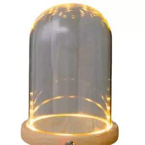 피규어 케이스 유리돔 전시함 꽃 커버 빛나는 유리