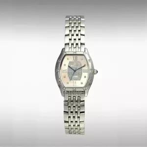 카리타스 고품격 천연 다이아몬드 여성 선물 명품 예물 고급 타원형 메탈 손목 시계 / C130F 