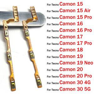 전원 스위치 온오프 버튼 볼륨 키 플렉스 케이블 테크노 카몬 15 16 17 18 19 20 30 프로 에어 네오 4G 5G용