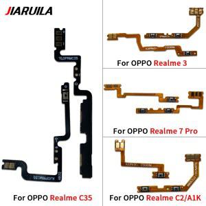 OPPO A96 5G Realme 3 5 6 7 8I 9 10 Pro C2 A1k C3 C31 C35 전원 스위치 온/오프 볼륨 키 버튼 플렉스 케이블