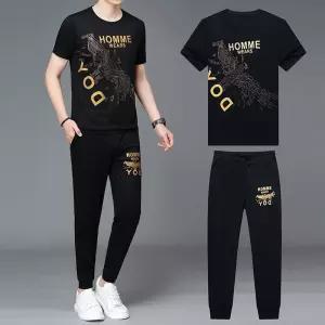 여름 투피스 세트 반팔 쿨링 남자트레이닝복 레포츠 반팔세트 프린트 멋스러운 원템2