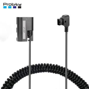 캐논 호환 EOS R5C R6 R 5DS 6D 7D Mark II R7용 호환 D-Tap to LP-E6P 더미 배터리 케이블