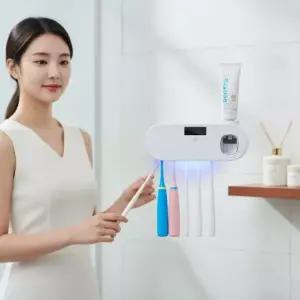 이룸 태양광 휴대용 칫솔살균기 화이트 UVC LED 100