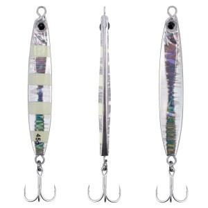 Dr Fish 3팩 바닷물 낚시 지그 지깅 스푼 낚시 루어 해양 글로우 수직 다이아몬드 금속 주조 지그 바닷물 스트리퍼 도미