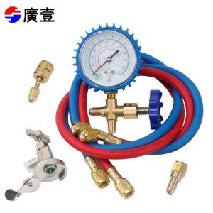 포함 매니폴드게이지 자동차에어컨 220PSI 에어컨 충전 배출 냉매 게이지