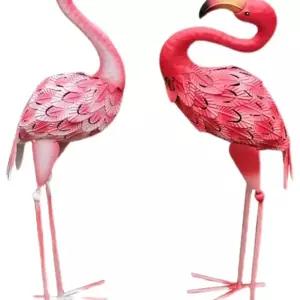 플라밍고 장식 야외 홈 가든 새 빛 모양 조명 네온 풍경 램프 파티오