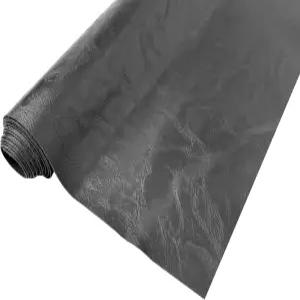 1 야드 54 x 36 블랙 인조 가죽 원단 소파 가방 의자용 검은색 실내 비닐 카시트 DIY 공예품에 의해 변형된