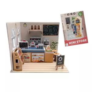 종이퍼즐 DIY만들기 입체퍼즐 창의력놀이 카페모형 세트