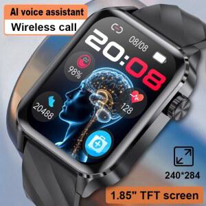 LIGE 새로운 블루투스 통화 스마트워치 여성용 손목시계 스포츠 피트니스 시계 IP68 방수 2026 안드로이드 iOS용