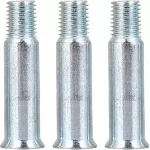 인라인 스케이트 액슬 15PCS 스틸 컨스트럭션 휠 블레이드 총 길이 나사 b078gpwd7r 피팅 롤러 교체용 35mm