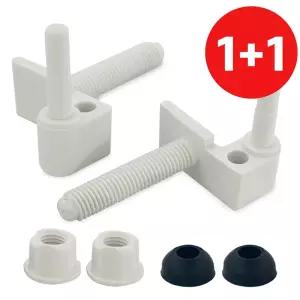 변기시트 연결볼트 볼트 변기 연결 시트 양변기 나사 뚜껑 너트 시트고리 고리 2P