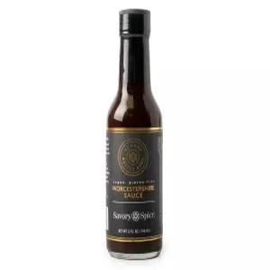 고소한 스파이스 우스터셔 소스 5 텐 프리 및 60일 병 숙성 클래식 우마미 맛으로 마리네이드 로스트