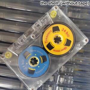 45분 소형 오픈형 블랭크 테이프 투명 카세트 케이스 플라스틱 릴