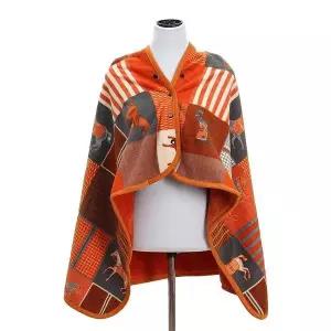 TBZ 극세사 똑딱이단추 다용도 망토담요 독서실담요 포근