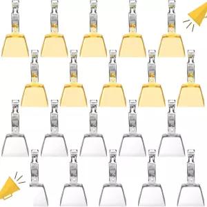 소울첸 20개 낚싯대 클램프 클립이 부착된 경고 장치 낚시 장비 링 얼음 액세서리 막대 팁