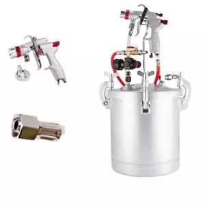 페인트 10L 통 스프레이 도장 압송 탱크 후끼 건