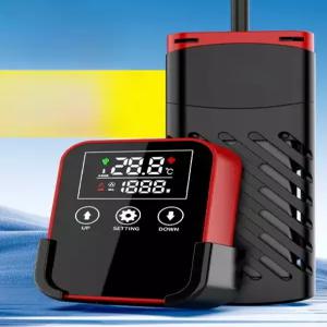 수중열선 미니히터 수조온도 500w 히터 조절기 수온 외부 열대어 자동 디지털 커버