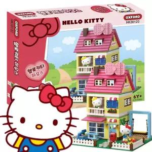 옥스포드 키즈블럭 HK30120 산리오 헬로키티 키티하우스 블록 장난감