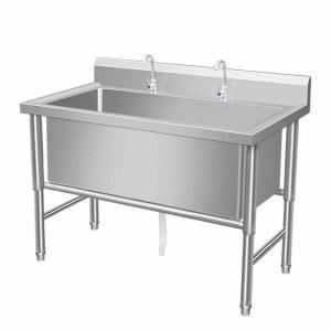 3칸 3구 영업용 개수대 높이 50 0.7 두께 가스버너 너비 길이 120