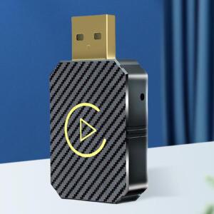 유선 카플레이 안드로이드 호환 오토를 무선으로 변환하는 2 in 1 동글 블루투스 5.0 WiFi 지원 순정 차량