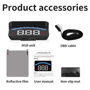 M6S OBD2 디지털 자동차 차량용 호환 속도계 헤드업 디스플레이 유리 프로젝터 호환 액세서리 온보드 컴퓨