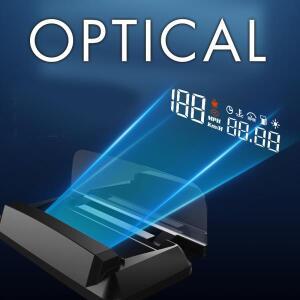 범용 호환 미터 H400S 헤드 업 디스플레이 HUD 운전 컴퓨터 obd 속도 프로젝터 연료 마일리지 알람 자동