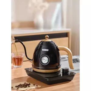 온도계주전자 커피 전기포트 스테인레스 전기 보온