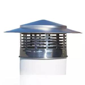 스텐 굴뚝 커버 레인캡 배출구 방열망 난로 흡출기 역풍방지 벽난로 뚜껑 방풍 지붕