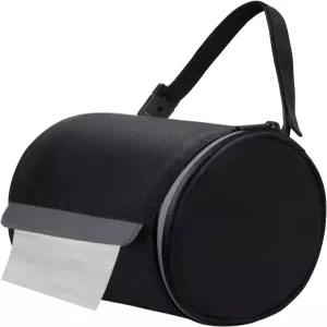 걸이식 화장지 홀더 방수 티슈 접이식 가방 보관 텐트 캠핑 케이스 종이 방지 고양이 블랙용 롤 커버 있는