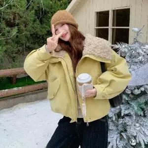 여자 모피코트 램스울 오리털 안감 퍼 야상 원픽1