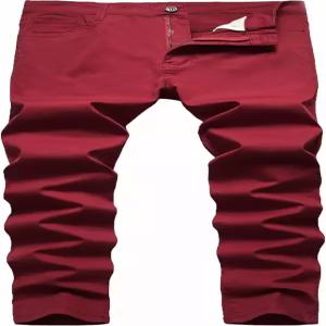 이휘롱 격자무늬 남성용 바지 스트레치 슬림 핏 드레스 스키니 플랫 프론트 패션 비즈니스 캐주얼 치노스