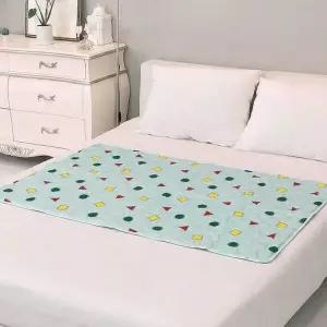 [sleep care][슬립케어] 냉감 쿨매트 민트도형 침대용 더블+베개 90x140 여름매트 숙면 등허리 얼음패드