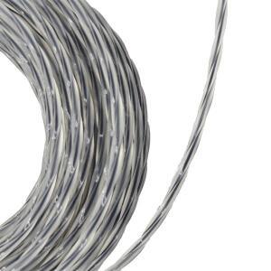 2.4/2.7/3.0mm 15m 잔디 예초기 줄날 나일론 스틸 원형 스트링 스풀 정원 잔디밭의 강한 잡초 제거용 교체