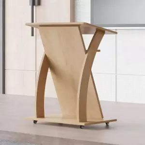 교회 강대상 18mm 단상 오크 보면대 보드우 강연대 원목 본당 철제