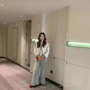 여사친 봄 봄코트 라운드 자켓 긴팔 코트 상의 체크 원픽1