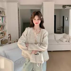 여성용 봄옷 봄코트 코트 도트무늬 원픽1