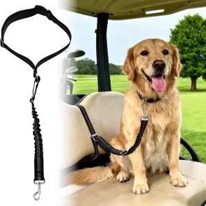 골프 카트 개 좌석 목줄 및 가능한 없는 안전벨트 조절 모델싱글 스트랩으로 하네스 접이식 도그용에 엉킴