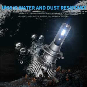 24V 트럭 전구 헤드라이트 LED 조명 12V 자동차 차량용 호환 H1 H7 H8 H9 9005 9012 H3 80W H4 헤드 랜턴