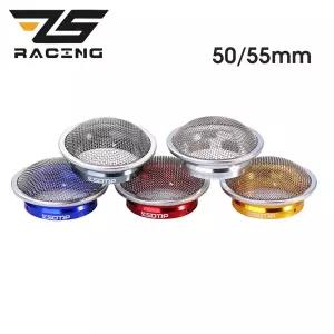 ZS 레이싱 H20 50mm 55mm 오토바이 기화기 에어 필터 PWK TM VM 기화기용 네트 포함