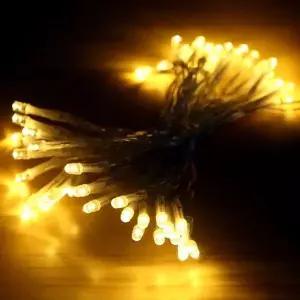 리스 투명선 30P 배터리형 크리스마스 LED 트리 조명 LED LED전구