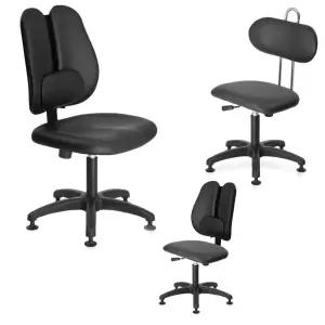 높낮이조절 실험실 스툴 의자 병원 보조 작업 카운터 높낮이 진찰 등받이 미용 네일