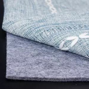 초대형 면적 러그 쿠션 패드 3x5피트 2인치 두께의 하드우드 바닥용 펠트 부드럽게 고정