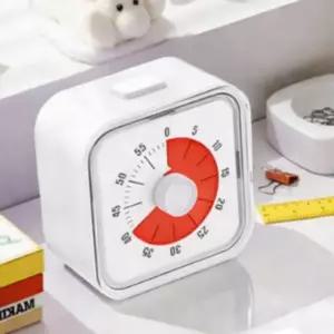공부 타이머 무소음 다이얼 탁상 시계 스톱워치 학습용