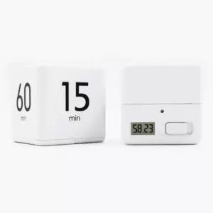 스마트 공부 알람 타이머 스톱워치 큐브형 led 스탠드 책상 시계 인테리어 소품 빈티지