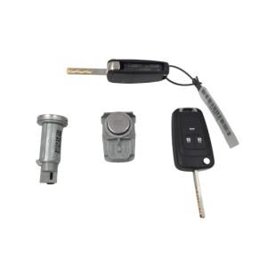 96933587 쉐보레 크루즈 전체 자동차 잠금 실린더 점화 스위치 키 원격 제어 앞문 잠금 실린더에 적합