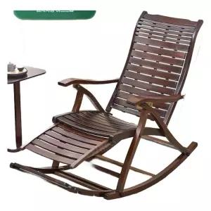 대나무 흔들의자 가정용 각도조절 싱글 길이조절