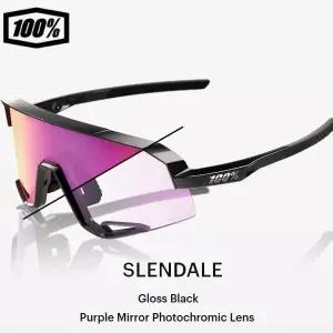 [취미/스포츠]100프로 슬렌데일 Purple Mirror Photochromic 자전거 러닝 스포츠고글 선글라스